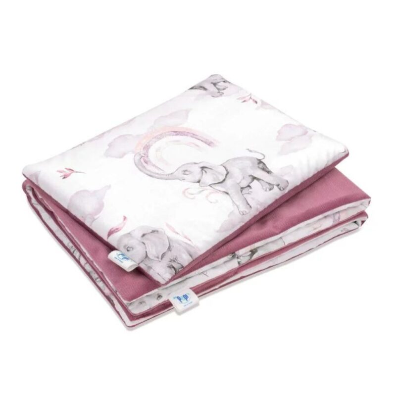 Baba szett 5 az 1-ben - Eledreams Pink - pamut/velvet - Image 5