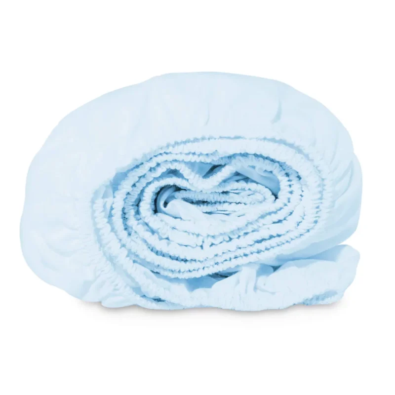 Lepedő pamut kiságyba gumis 60x120 - Blue