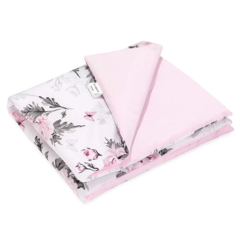 Paplan 55×75 - Pink Flowers - pamut