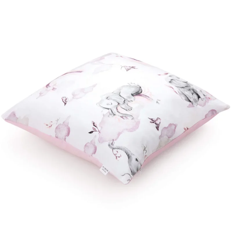 Párnahuzat 40×40 - Eledreams Pink - pamut - Image 3