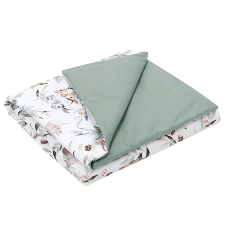 Paplan 55×75 - Green Groove sage - pamut