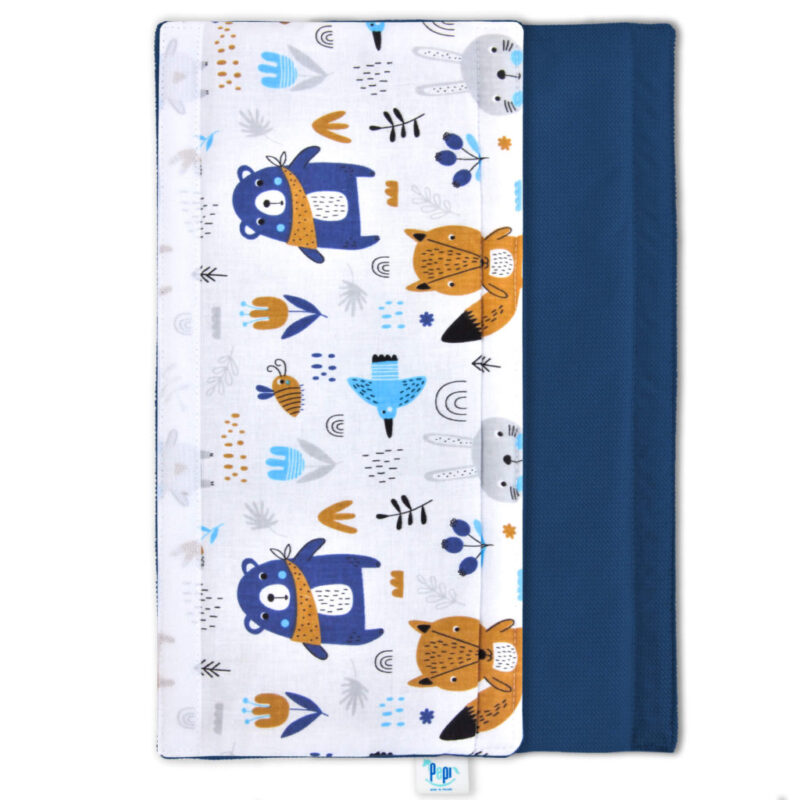 Védő a sportbabakocsi karfájára - Blue Bear - pamut/velvet - Image 2