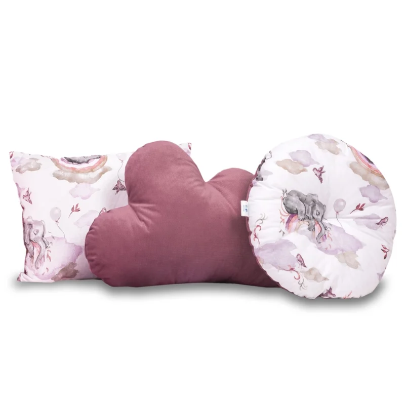 Párnaszett 3 db TIPI sátorhoz - Eledreams Pink