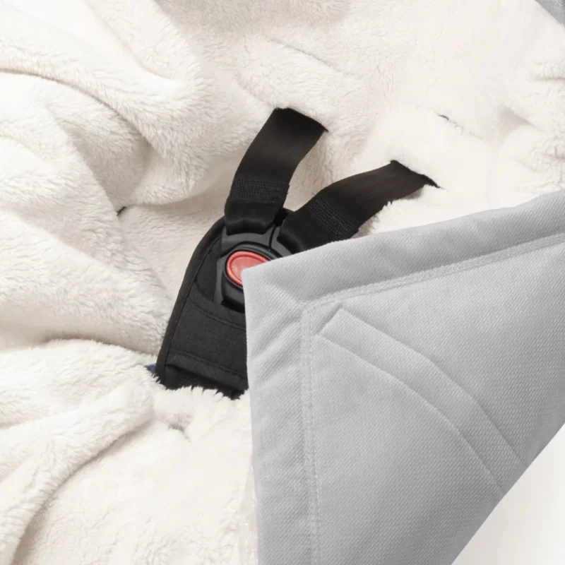 Autósülés-pólya Royal Comfort - silver - velvet - Image 3