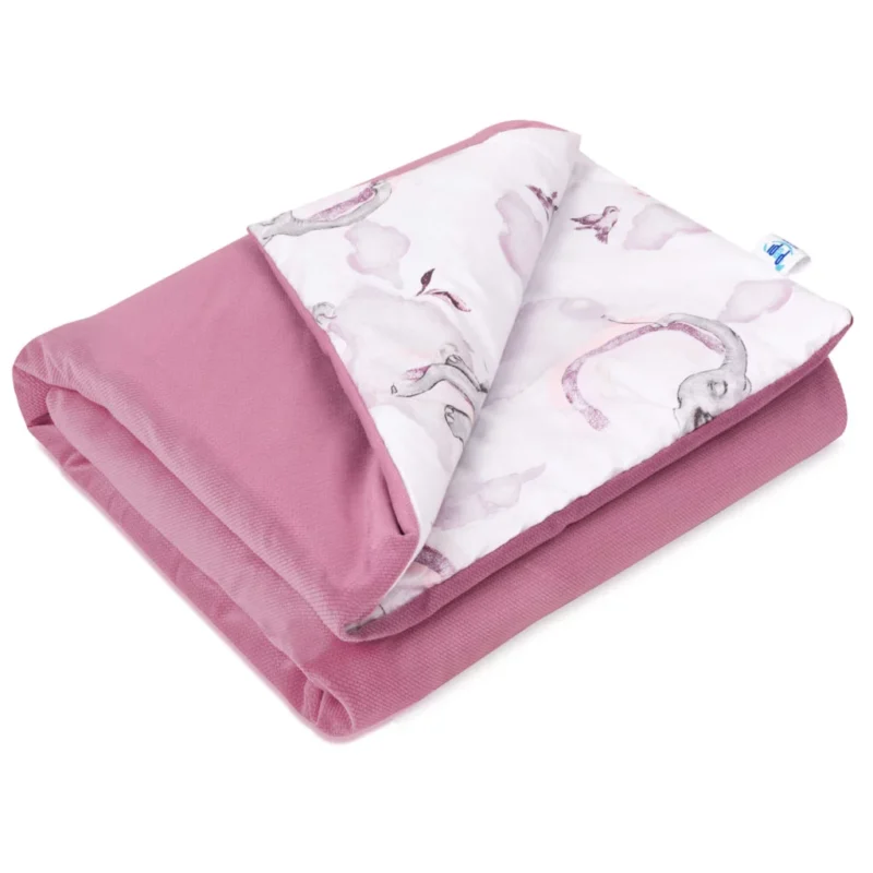 Paplan 100x135 - Eledreams Pink - pamut/velvet