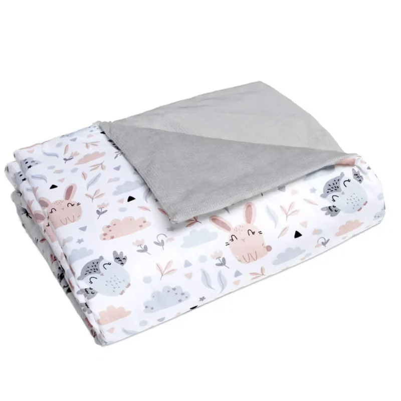 Paplan 75x100 - Forest Friends - pamut/velvet