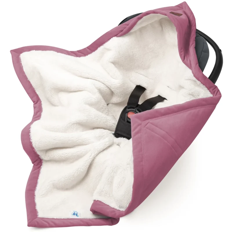 Autósülés-pólya Royal Comfort - old rosa - velvet - Image 2