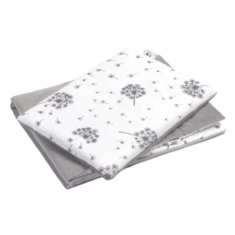 Baba szett 5 az 1-ben - Summer Wind grey - pamut/velvet - Image 5
