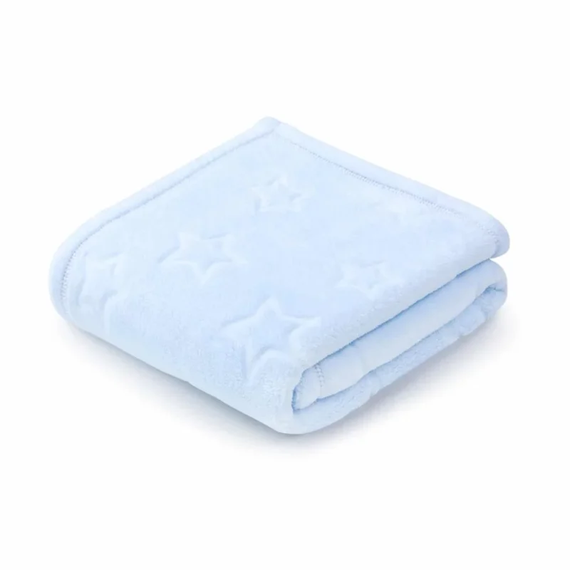 Plüss takaró 70x100 csillagokkal - blue baby