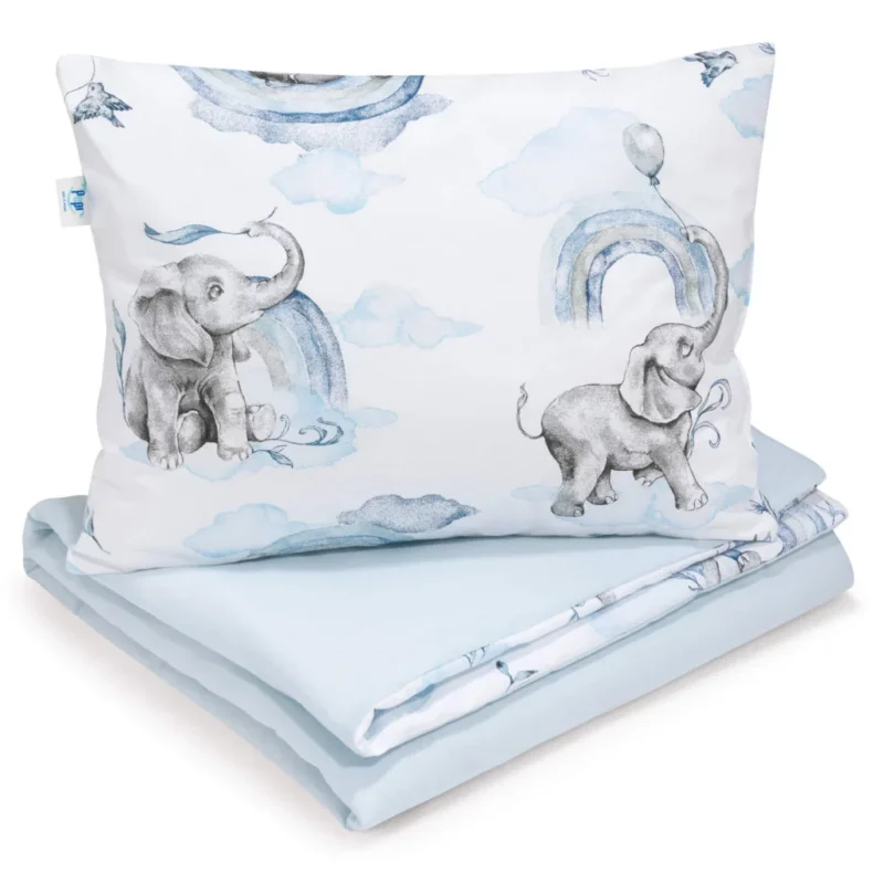 Szett 30×40-ös párna és 75×100-ös takaró – Eledreams Blue – pamut
