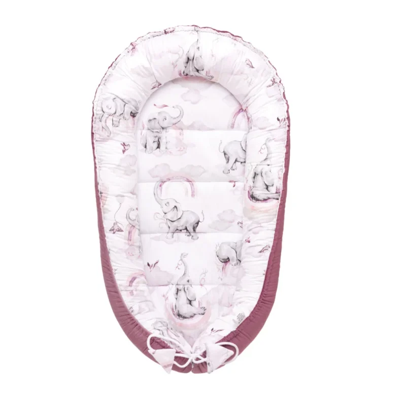 Baba szett 5 az 1-ben - Eledreams Pink - pamut/velvet - Image 3