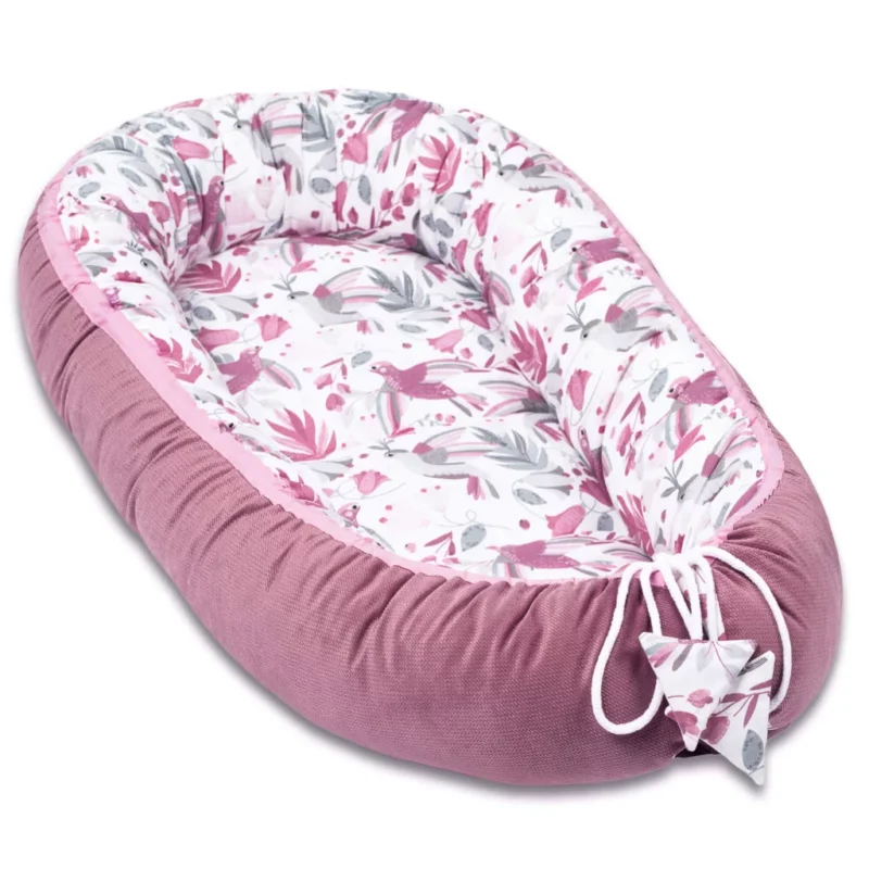 Baba szett 5 az 1-ben - Hummingbird old rosa - pamut/velvet - Image 2