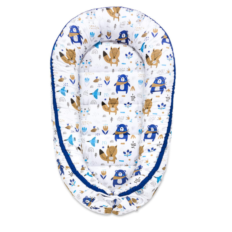 Babafészek - Blue Bear - pamut - Image 2