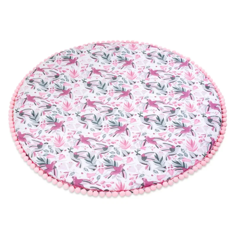 Játszószőnyeg pomponokkal - Hummingbird Pink