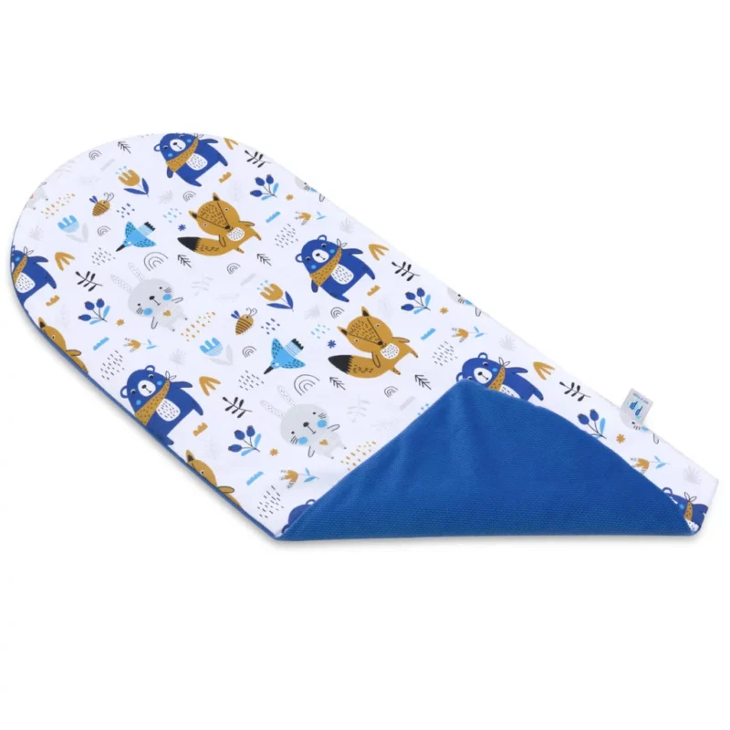 Matrac babafészekhez - Blue Bear - pamut/velvet