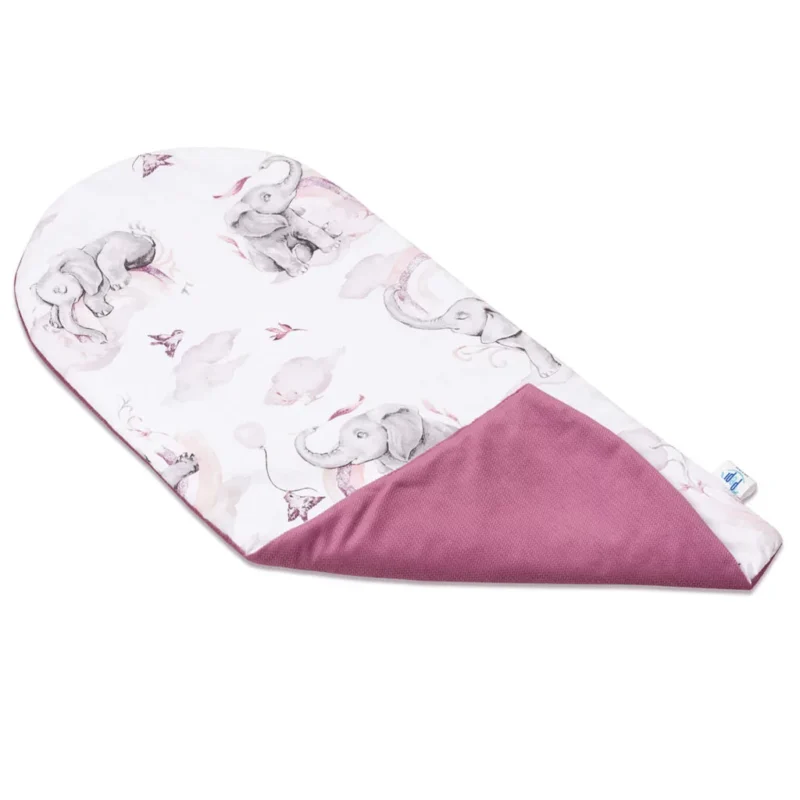 Matrac babafészekhez - Eledreams Pink - pamut/velvet