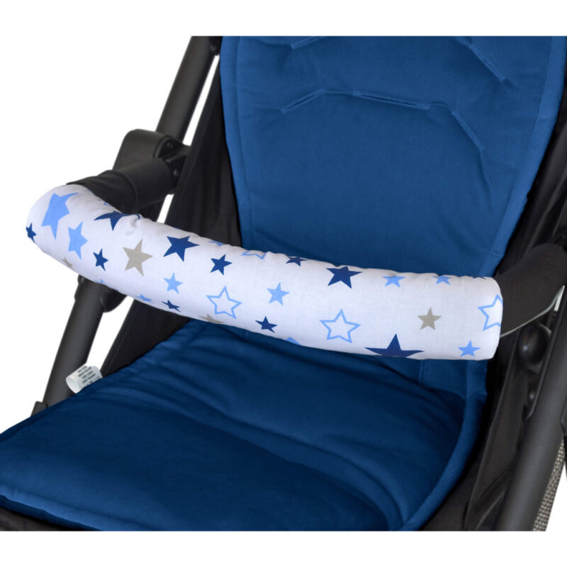 Védő a sportbabakocsi karfájára - Milky Way - pamut/velvet