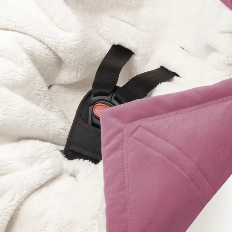 Autósülés-pólya Royal Comfort - old rosa - velvet - Image 3