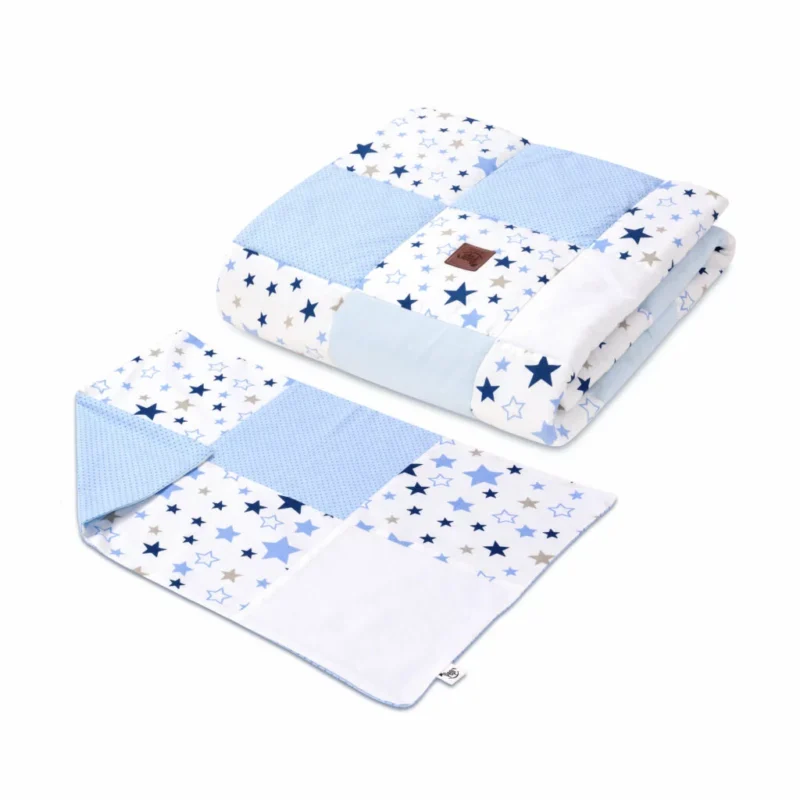 Patchwork paplan 100x140 párnahuzattal 40x60 - Milky Way - pamut - Image 5