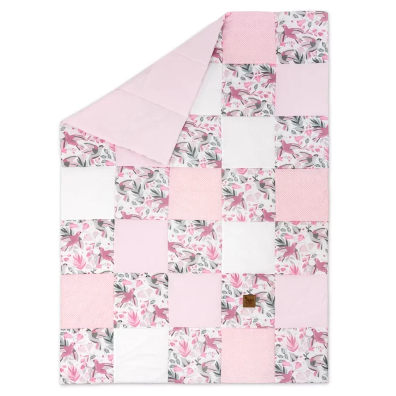Paplan PATCHWORK 100x140 - Hummingbird - pamut - Image 2
