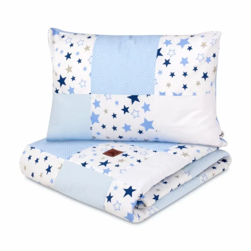 Patchwork paplan 100x140 párnahuzattal 40x60 - Milky Way - pamut