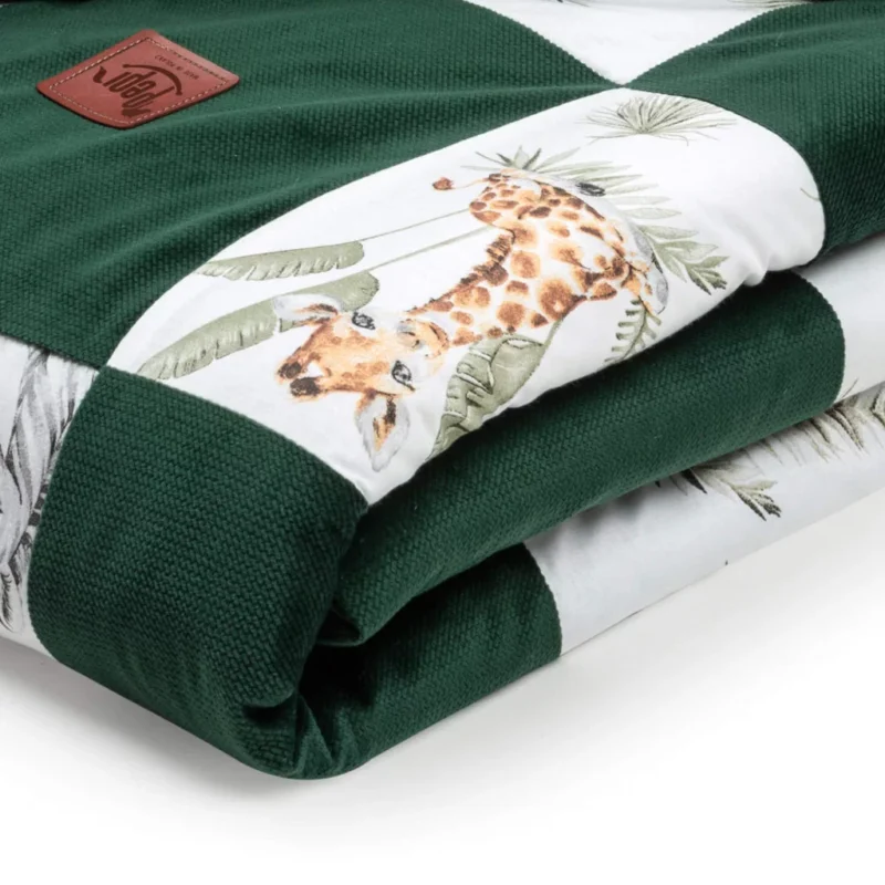 Paplan PATCHWORK 100x140 - Afrimals - pamut/velvet - Image 2
