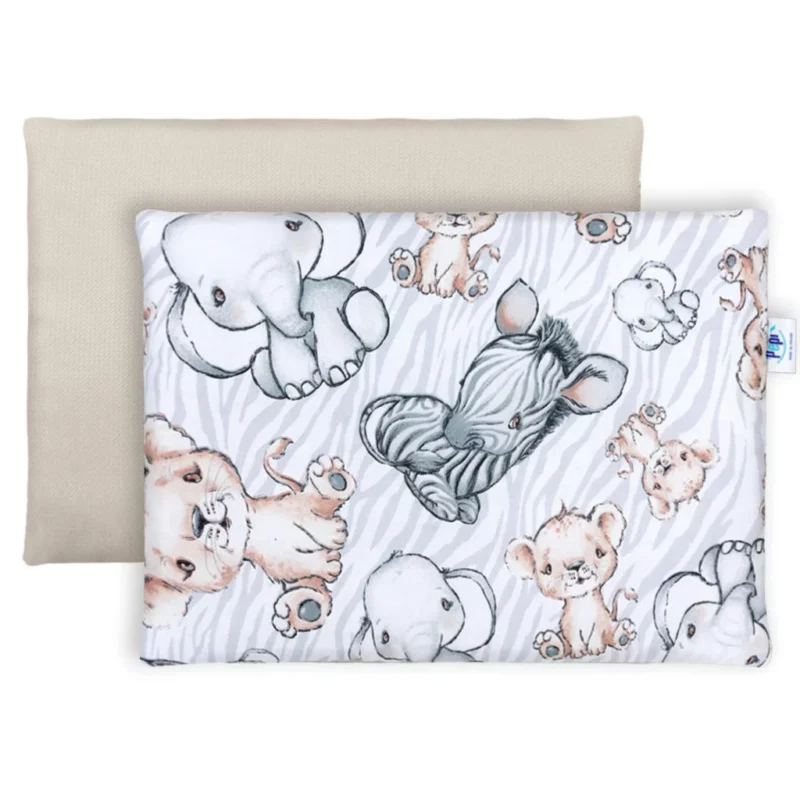 Lapos párna 25×35 - Safari cappucino - pamut/velvet