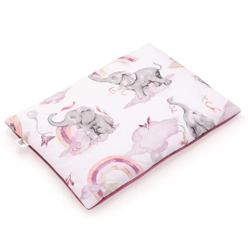Lapos párna 30×40 - Eledreams Pink - pamut/velvet