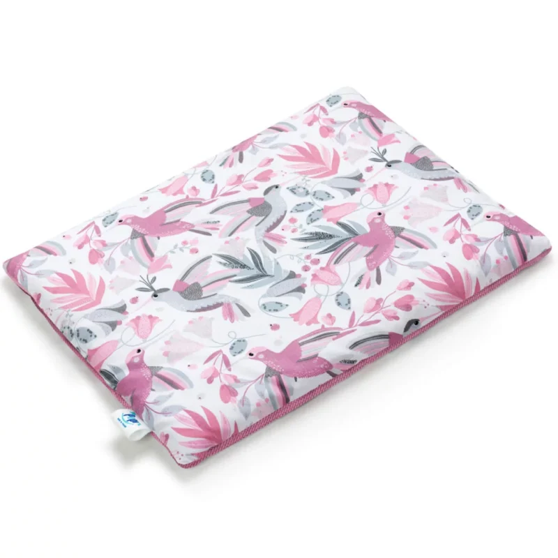 Lapos párna 30×40 - Hummingbird old rosa - pamut/velvet