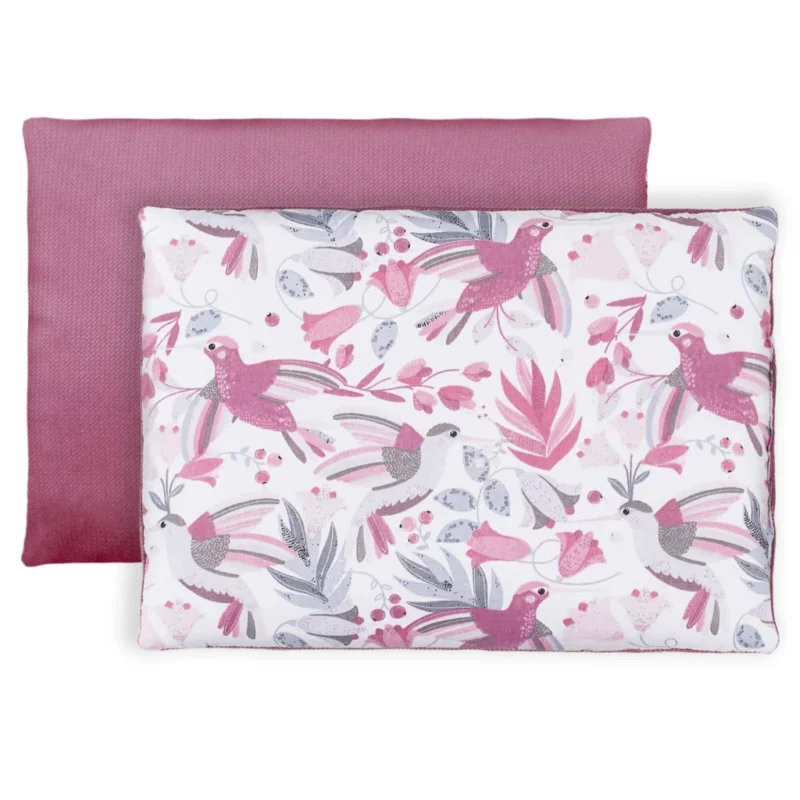 Lapos párna 25×35 - Hummingbird old rosa - pamut/velvet