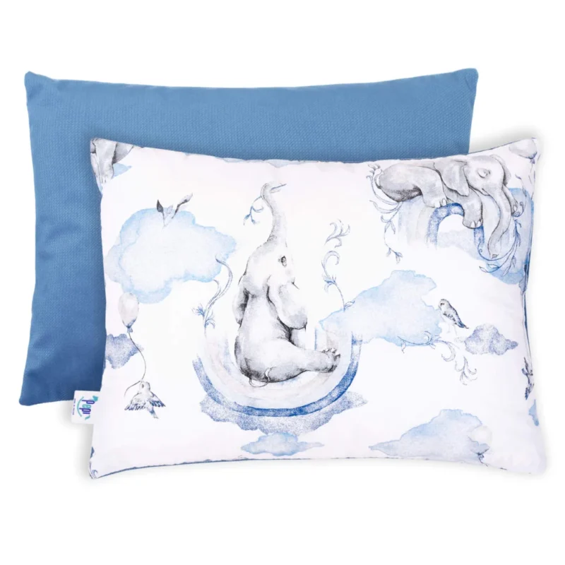 Pelyhes párna 30×40 - Eledream Blue - pamut/velvet