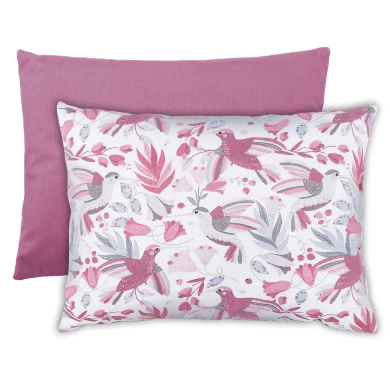Pelyhes párna 30×40 - Hummingbird old rosa - pamut/velvet