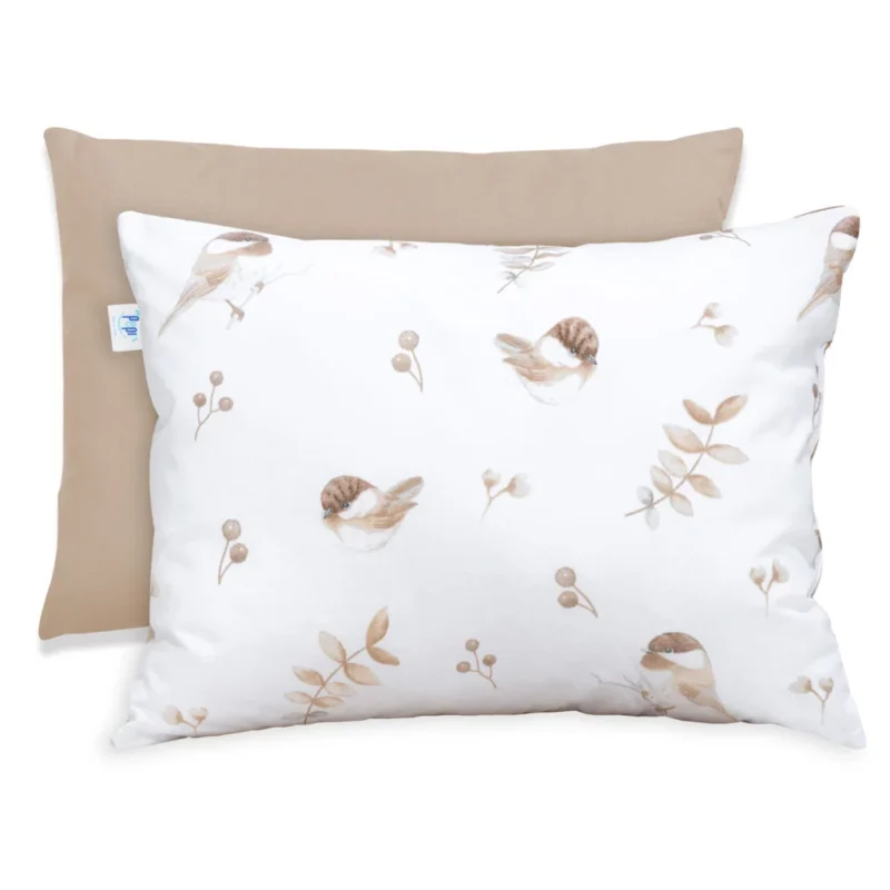 Pelyhes párna 30×40 - Lovely Bird cappucino - pamut