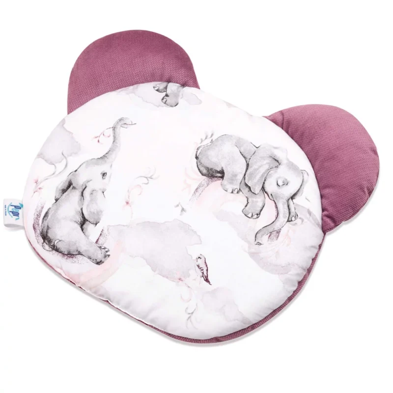 Lapos párna MACI - Eledreams Pink - pamut/velvet