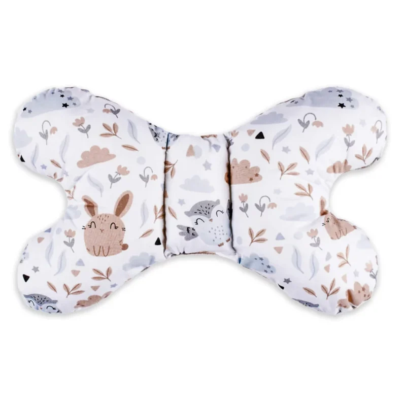 Baba szett 5 az 1-ben - Forest Friends grey - pamut/velvet - Image 5