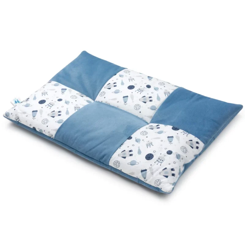 Patchwork paplan 100x140 lapos párnával 40x60 - Magic Space - pamut/velvet - Image 2
