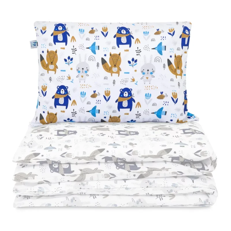 Párnahuzat 60×40 - Blue Bear - pamut