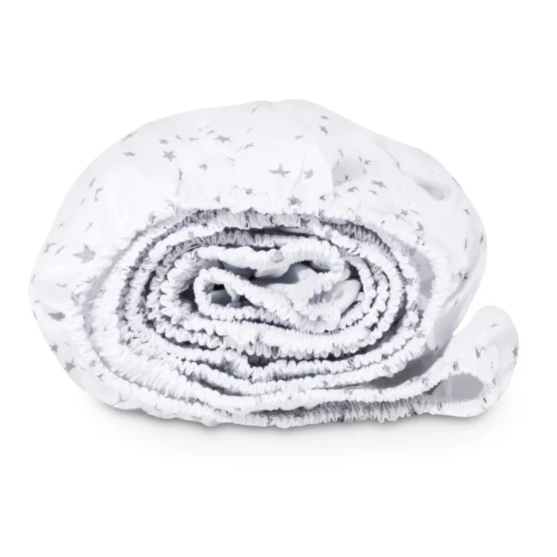 Lepedő pamut kiságyba gumis 60x120 - Grey Galaxy