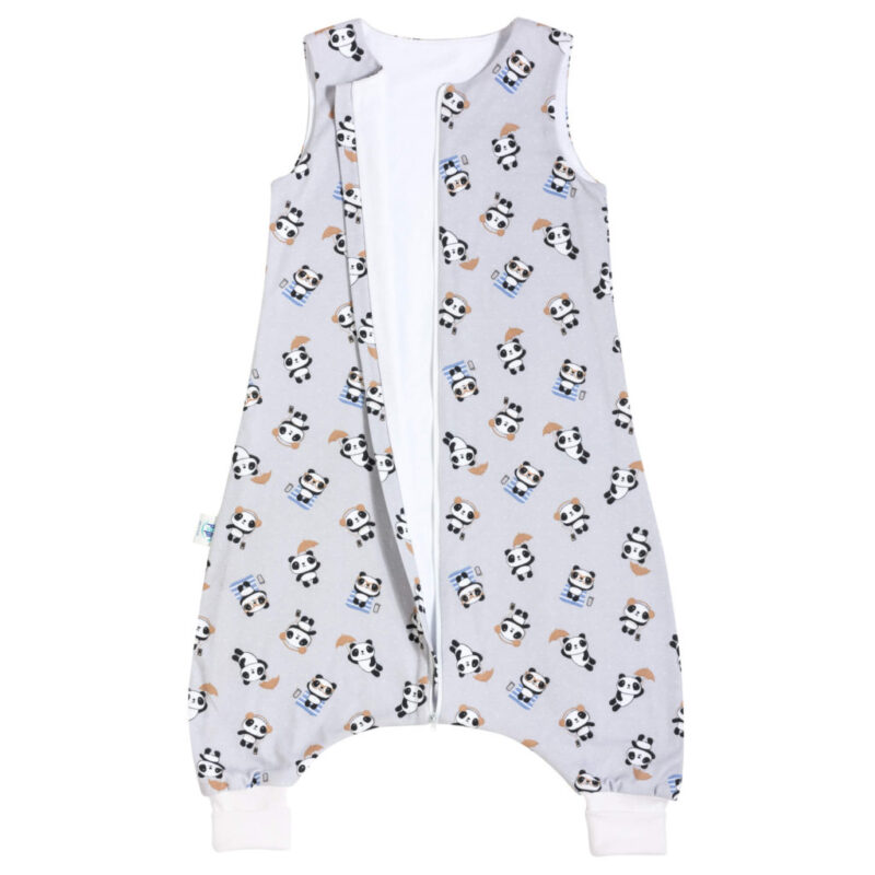 Lábas pamut hálózsák, PandaBoo - Grey - Image 2