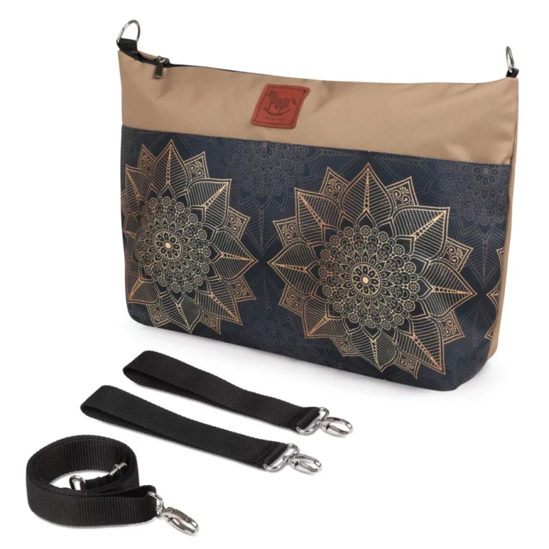 Babakocsi táska vízálló shopper - Rosette Mocca