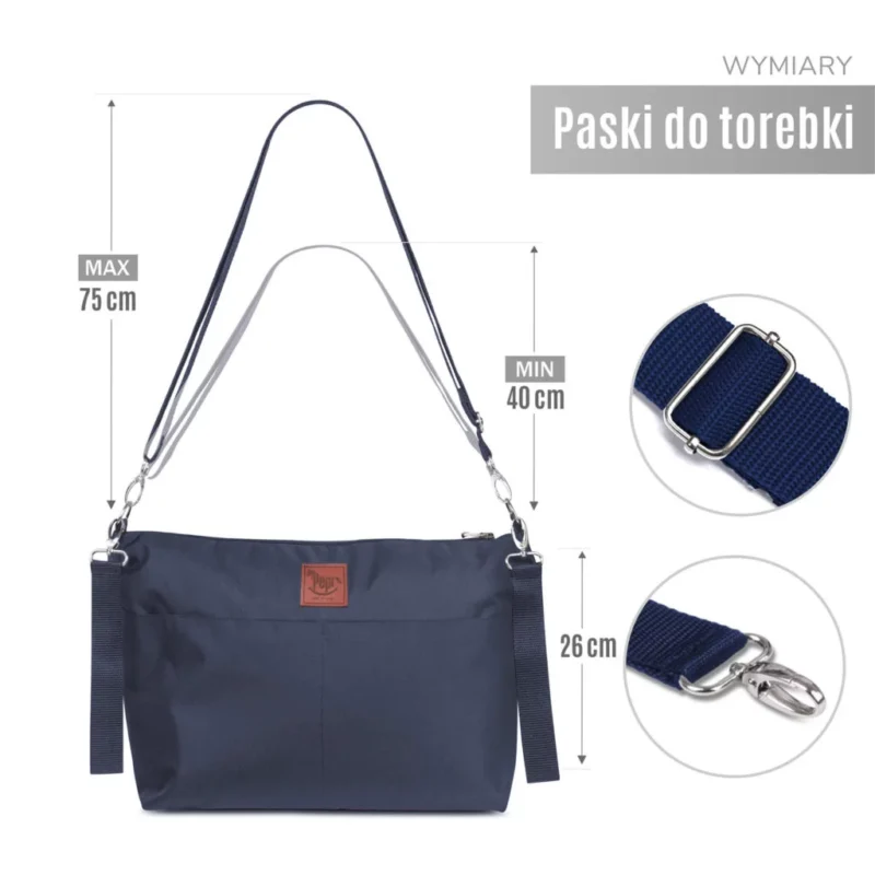 Babakocsi táska vízálló shopper - Blue Navy - Image 5