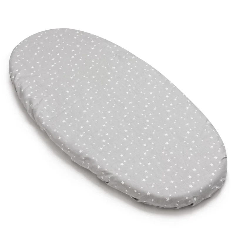 Lepedő mózeskosárba gumis - White Galaxy