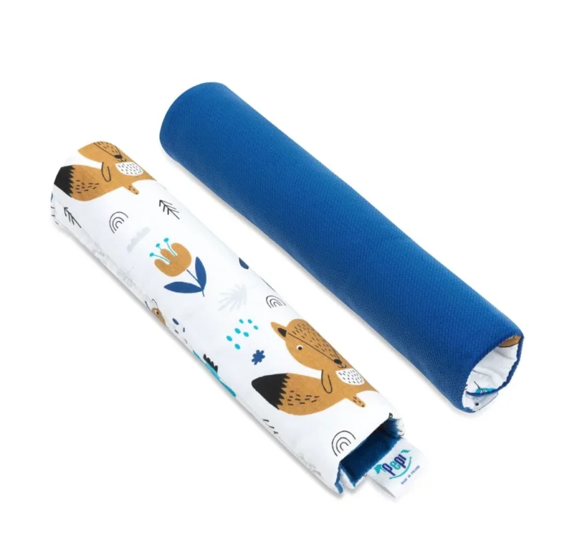Babakocsi betét övvédőkkel - Blue Bear - pamut/velvet - Image 3