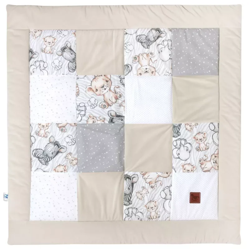 Játszószőnyeg PATCHWORK - Safari