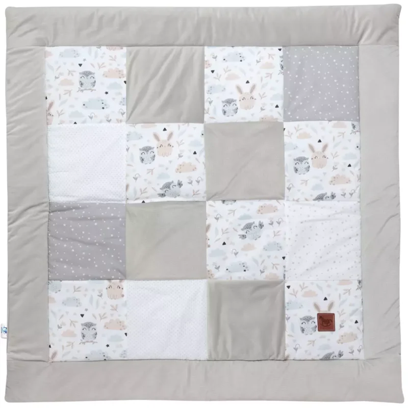 Játszószőnyeg PATCHWORK - Forest Friends