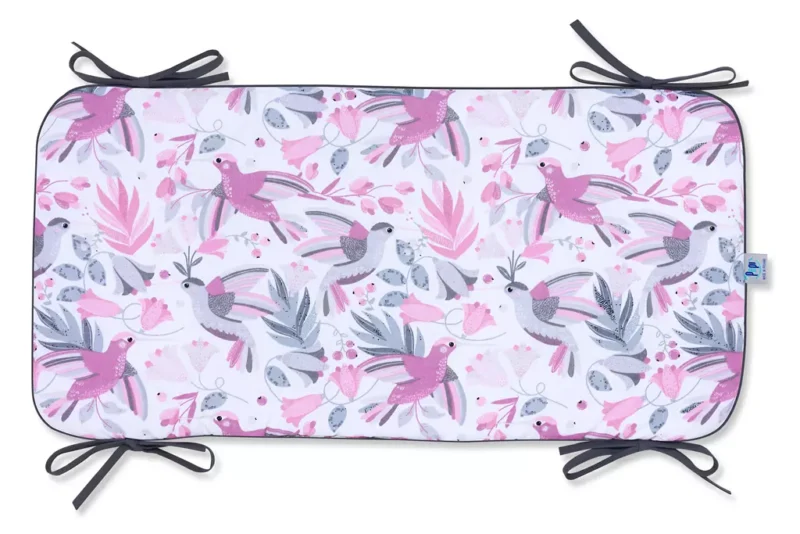Rácsvédő panelos 60×30 - Hummingbird grey - pamut