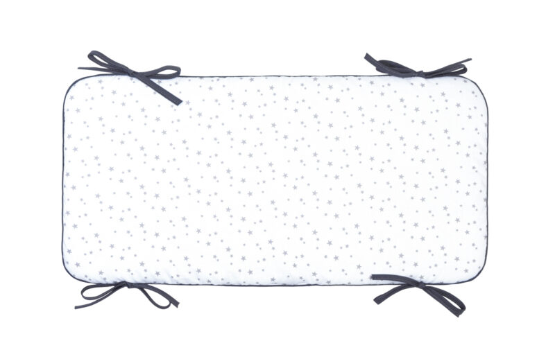 Rácsvédő panelos 60×30 - Grey Galaxy white - pamut