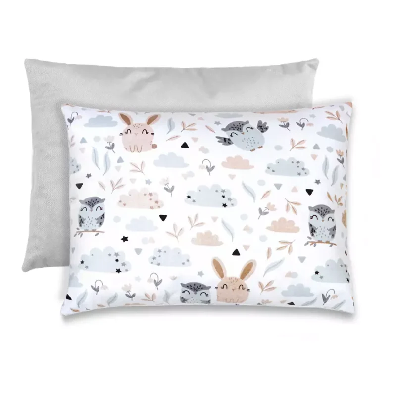 Pelyhes párna 30×40 - Forest Friends - pamut/velvet
