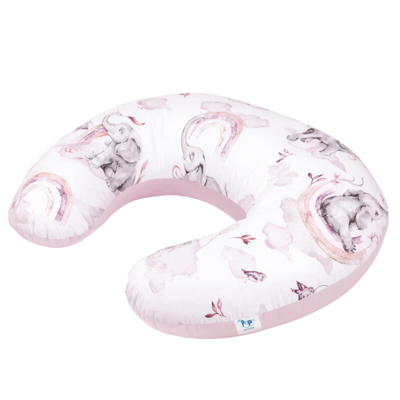 Kifli szoptatós párna - Eledreams Pink - pamut
